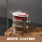 🧂 Multi-Laags Afgesloten Specerijen Organizer – Houd Alles Vers & Geordend | Nu Tijdelijk 50% Korting!