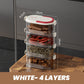 🧂 Multi-Laags Afgesloten Specerijen Organizer – Houd Alles Vers & Geordend | Nu Tijdelijk 50% Korting!