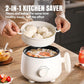 🍲 Draagbare Multifunctionele Elektrische Pan – 6-in-1 Koken, Antiaanbaklaag, 3 Verwarmingsstanden | 🔥 50% Korting + Gratis Verzend