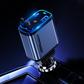 🌟🚗 50% KORTING – 120W Auto-oplader met Sterrenhemelverlichting – Laad 4 Apparaten Tegelijk & Intrekbare Kabels
