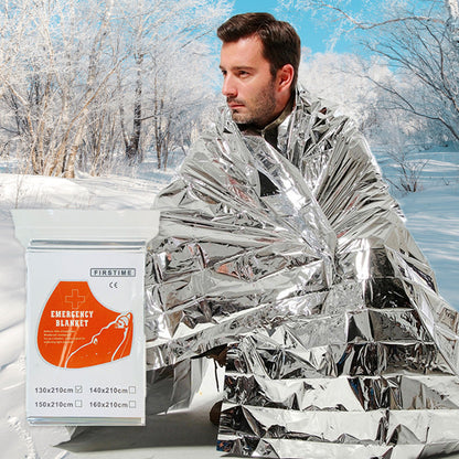 ❄️ WINTERAANBIEDING: 60% KORTING – Zilveren Nooddeken | Dubbelzijdig, Waterbestendig & Compact voor Noodsituaties