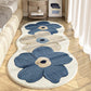 🎉 50% KORTING – Superzachte Bloemen Vloerkleed voor Slaapkamer of Kinderkamer 🌸🧡