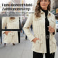 Elegante Damesjas met Knopen – Verstelbare Taille voor een Vrouwelijke Silhouette⏰ Tijdelijke actie – 50% korting vandaag!