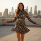 🔥 Damesrok met luipaardprint & ruches – Zacht, vrouwelijk en wild | Nu 50% korting 💖