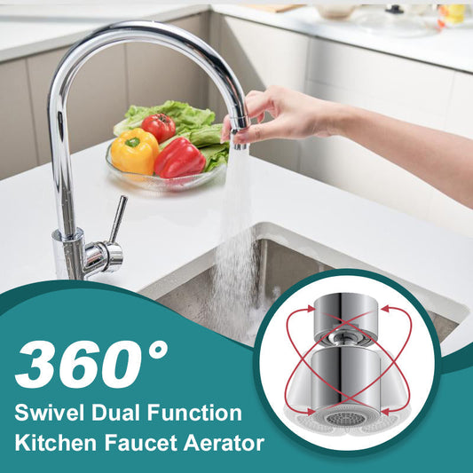 🚰 360° Draaibare Keukenkraan met Dubbele Functie – Krachtige Straal & Waterbesparend | Flexibel, Stijlvol & Nu 50% KORTING
