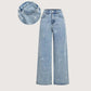 ⏳Tijdelijk 50% korting⏰Stijlvolle Damesjeans met Strasssteentjes – Comfortabel, Chic en Tijdloos Glamour