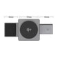 🔥 50% KORTING – 3-in-1 Opvouwbaar Magnetisch Draadloos Laadstation voor Telefoon, Smartwatch & Oordopjes