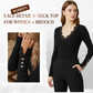 💖 Valentijnsdeal | Elegante V-hals Top met Kanten Details – Vrouwelijk, Comfortabel & Perfect voor Elke Date