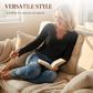 💖 Valentijnsdeal | Elegante V-hals Top met Kanten Details – Vrouwelijk, Comfortabel & Perfect voor Elke Date