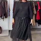 Elegante 2-Delige Dames Set – Gebreide Top & Mesh Jurk | Luchtig, Vrouwelijk & Stijlvol