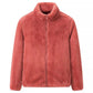 Women's Full-Zip Shaggy Jacket with Pockets