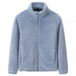 Women's Full-Zip Shaggy Jacket with Pockets