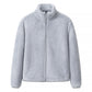 Women's Full-Zip Shaggy Jacket with Pockets