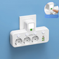 🔌 Slimme Stekkerdoos met USB-Poorten | Ruimtebesparend, Veilig & Alles in Één – Nu 50% Korting