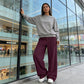 ⏳Tijdelijke aanbieding!💖Dames Casual High-Waist Wijde Ribbroek – Flatterend, Zacht & Tijdloos👖✨
