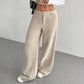 ⏳Tijdelijke aanbieding!💖Dames Casual High-Waist Wijde Ribbroek – Flatterend, Zacht & Tijdloos👖✨