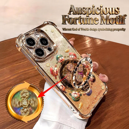 Phone Case With 360° Rotatable Magnetic Kickstand
