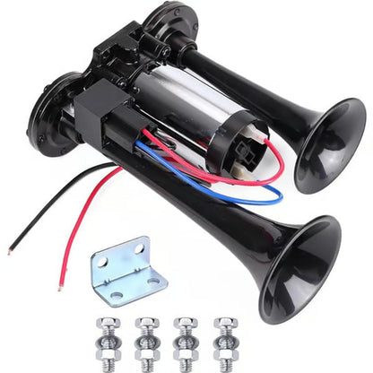 🚗 59% Korting – 150dB Pneumatische Claxon (12V/24V) | Krachtig Geluid voor Extra Veiligheid op de Weg
