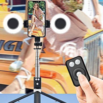🔥 50% KORTING! 6-in-1 Bluetooth Selfiestick – Draadloos, Compact & Perfect voor Foto’s, Video’s en Vloggen