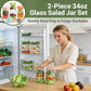 🥗 Multi-Purpose Leak-Proof Glass Food Storage Jars | Keep Food Fresh, Stackable & Heat-Resistant – Limited 50% Off
