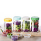 🥗 Multi-Purpose Leak-Proof Glass Food Storage Jars | Keep Food Fresh, Stackable & Heat-Resistant – Limited 50% Off