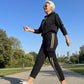 🥰Lente 2026: Comfortabele Dames Jas & Broek Set – Capuchon & Trekkoord | Nu 50% Korting
