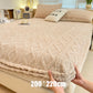 🛏️ 360° Rondom Rekbaar Pluche Gebreid Hoeslaken – Zacht, Perfecte Pasvorm & Blijft Altijd Strak