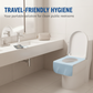 Waterdichte Wegwerp Toiletbrilhoezen – Hygiënisch Onderweg 🚽✨Comfortabel, compact & ideaal voor reis, werk of openbare toiletten