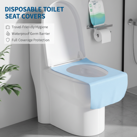 Waterdichte Wegwerp Toiletbrilhoezen – Hygiënisch Onderweg 🚽✨Comfortabel, compact & ideaal voor reis, werk of openbare toiletten
