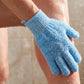 5-vinger Exfoliërende Handschoenen – Een Gladde Huid In Eén Douchebeurt