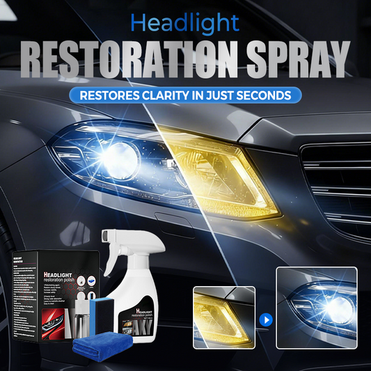 🔥 50% KORTING 🔥 Koplampherstelspray – Herstel Troebele Koplampen in Minuten!