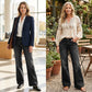 Retro Flare Jeans met Zakken – Slank Effect, Comfortabele Pasvorm | Nu 50% Korting