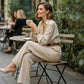 🏷️Tijdloze Dames Set met Blouse & Wijde Broek – Comfortabel en Verzorgd | 50% Korting