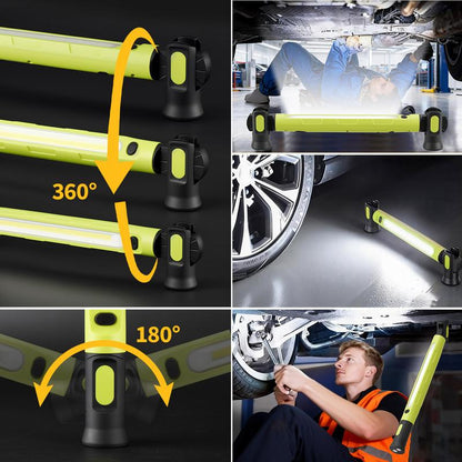 🔦 Draagbare LED Werklamp – 3000LM, 360° Haak & IPX4 Waterbestendig 💪