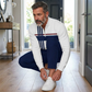 🎁2026 Nieuw binnen 49% KORTING💥 Herenpullover en broekset met grafische print