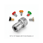 Direct Aansluiten Zonder Gedoe – 3/4" GHT Vrouwelijk naar 1/4" Quick Connect Adapter (Sterk & Lekvrij)