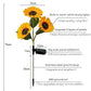 🌻60% KORTING! ☀️ Waterdichte zonnebloemlampjes op zonne-energie – Realistische bloemblaadjes, IP65 weerbestendig & 8-12 uur automatisch gloeiend ☀️🌻