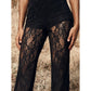 Elegante Kanten Flare-Broek met Hoge Taille – Verlengend Silhouet & Vrouwelijke Lijn | Tijdloos Chic
