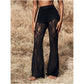 Elegante Kanten Flare-Broek met Hoge Taille – Verlengend Silhouet & Vrouwelijke Lijn | Tijdloos Chic