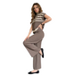 Tweedelige set die comfort en stijl moeiteloos combineert💕Gestreepte Top & Wijde Broek – Jouw Nieuwe Zomercombi