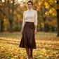🔥 AANBIEDING – Glanzende Satijnen Rok met Hoge Taille | Tijdloos, Elegant & Nu 50% Korting