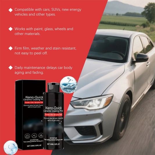 🚗 KOOP 2, KRIJG 1 GRATIS! Hoogglans Auto-Detailing Spray – Nanokeramische & Waterafstotende Bescherming | Snel & Makkelijk Aan te Brengen ✨