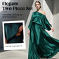 Elegante 2-Delige Damesset – Effen Top & Enkellange Rok | Tijdloze Pasvorm & Moeiteloze Klasse