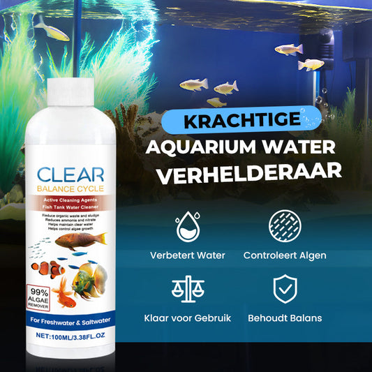 🌊【Aquarium Water Clarifier】— In slechts 3 uur verandert troebel water in kristalhelder water! 🐠✨