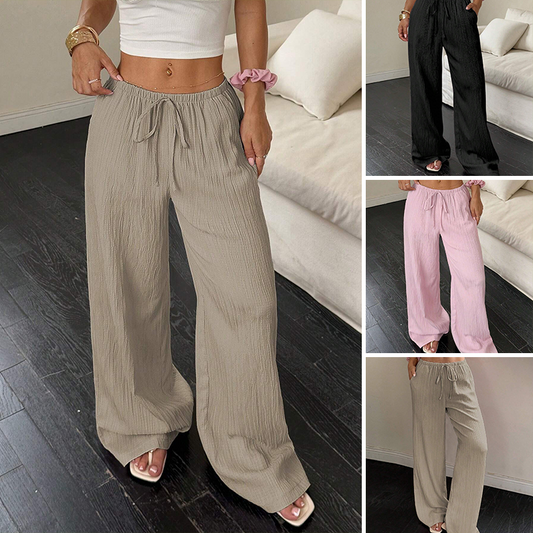 👖 63% Korting – Dames Wijde Pijpen Broek | Flatterend, Comfortabel & Makkelijk te Combineren