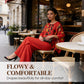 🌸 Dames 2-delige Set – Comfortabele Bedrukte Top & Losse Broek | Casual & Stijlvol voor Thuis, Wandelingen & Koffiedates