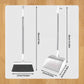 🏠Aanbieding: 58% KORTING – Staande Stoffer & Blik Set met 180° Draaibare Bezem | Compact & Praktisch voor Thuis