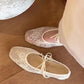 ✨ 65% KORTING – Elegante Mesh Ballerina’s met Strik 👡 Licht, Ademend & Comfortabel voor Lente en Zomer