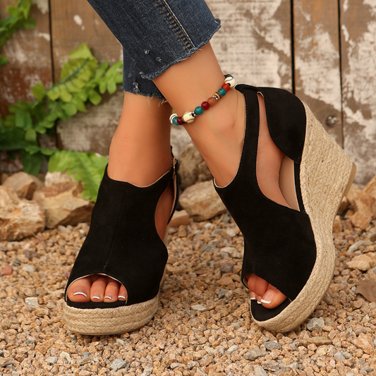 👡 Damessandalen met Platformzool – Stijlvol & Comfortabel met Gesp en Open Neus | Nu 68% Korting