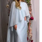 ✨ Elegante Capejurk met Bijpassende Sjaal 💃 Zwierige Pasvorm & Tijdloze Stijl – Nu 63% KORTING